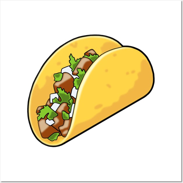 Taco Wall Art by Nerdpins